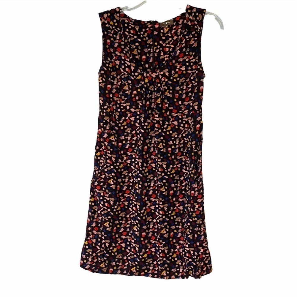 Surkana Mosaic Patterned Sleeveless Dress Sz Med